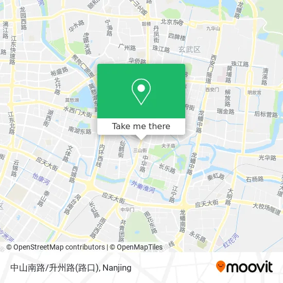 中山南路/升州路(路口) map