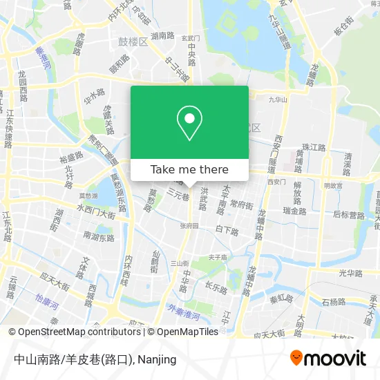 中山南路/羊皮巷(路口) map