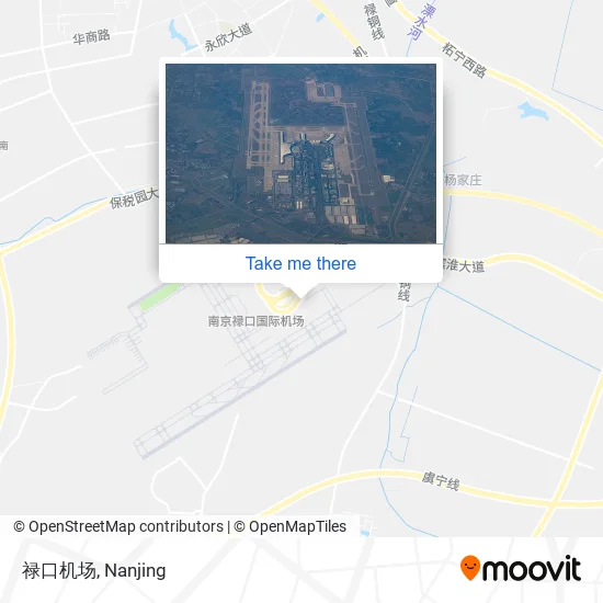 禄口机场 map