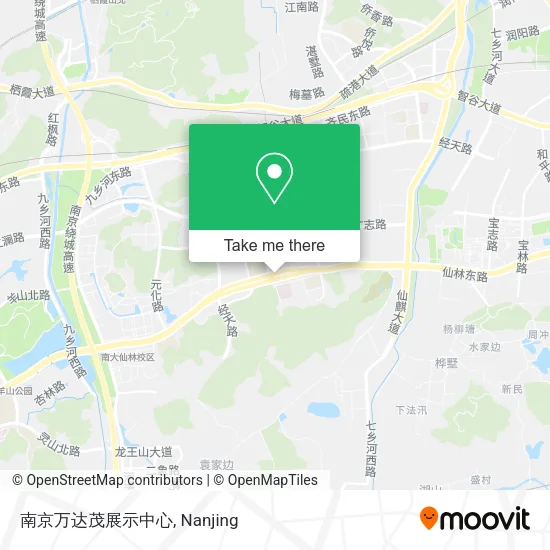 南京万达茂展示中心 map