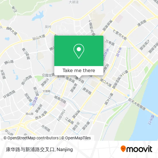 康华路与新浦路交叉口 map