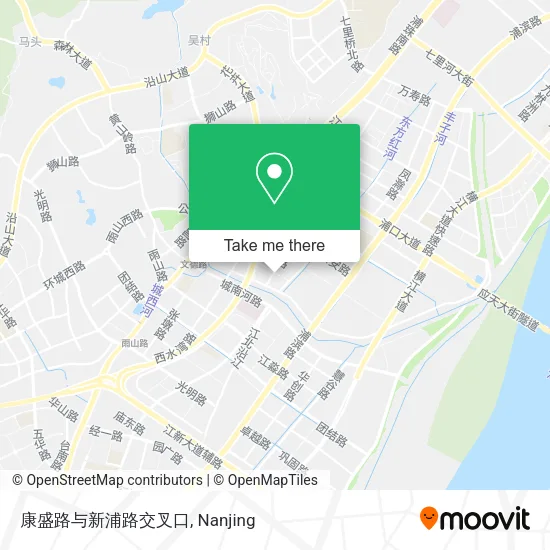 康盛路与新浦路交叉口 map