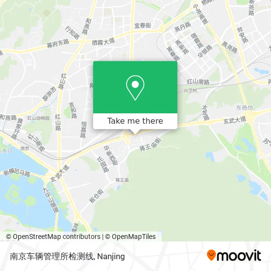 南京车辆管理所检测线 map