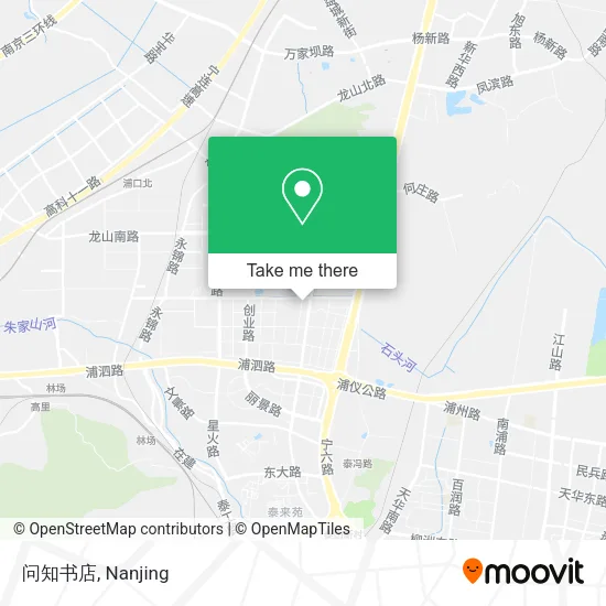 问知书店 map