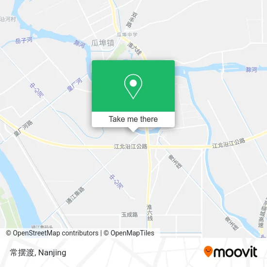 常摆渡 map