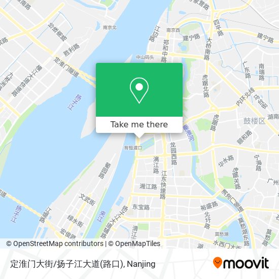 定淮门大街/扬子江大道(路口) map