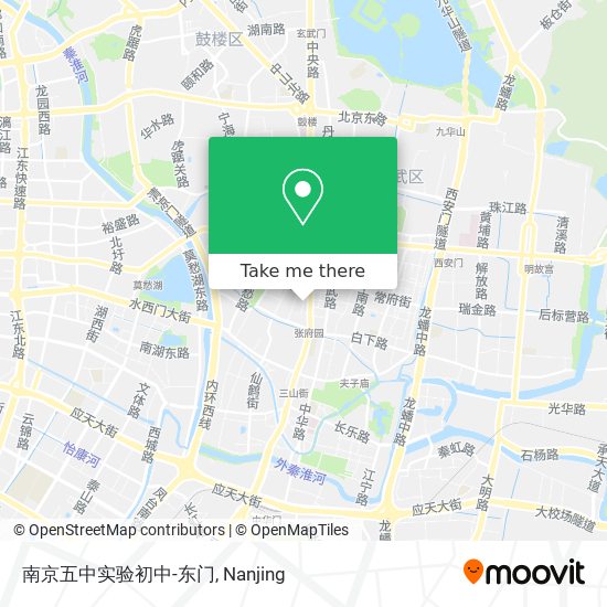 南京五中实验初中-东门 map