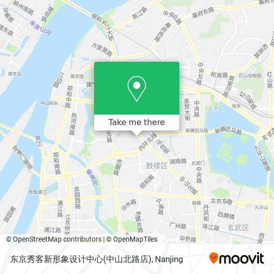 东京秀客新形象设计中心(中山北路店) map