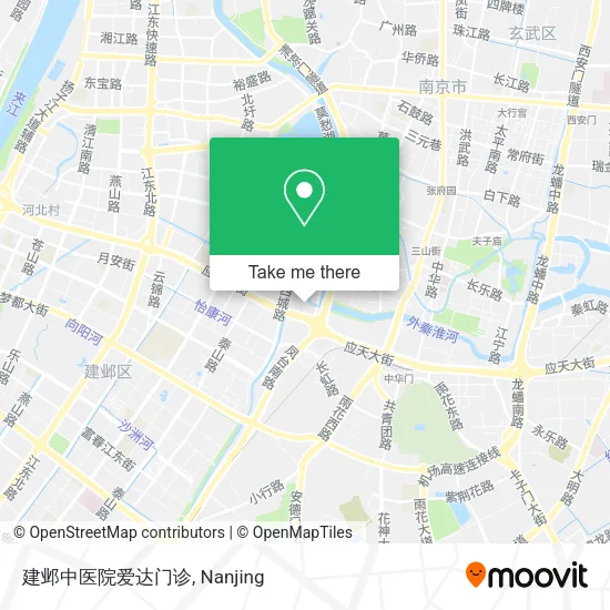 建邺中医院爱达门诊 map