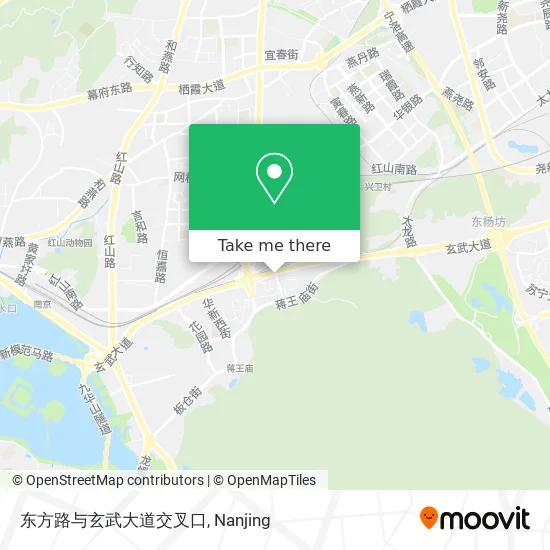 东方路与玄武大道交叉口 map