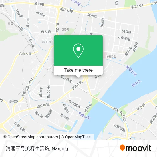清理三号美容生活馆 map