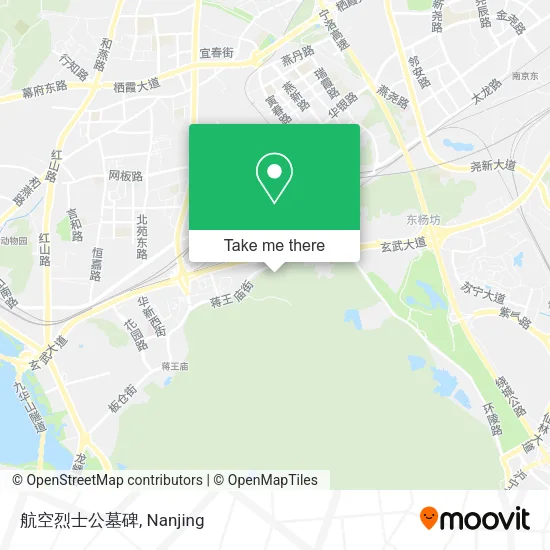 航空烈士公墓碑 map