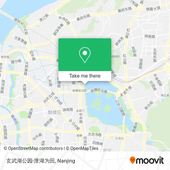 玄武湖公园-泄湖为田 map