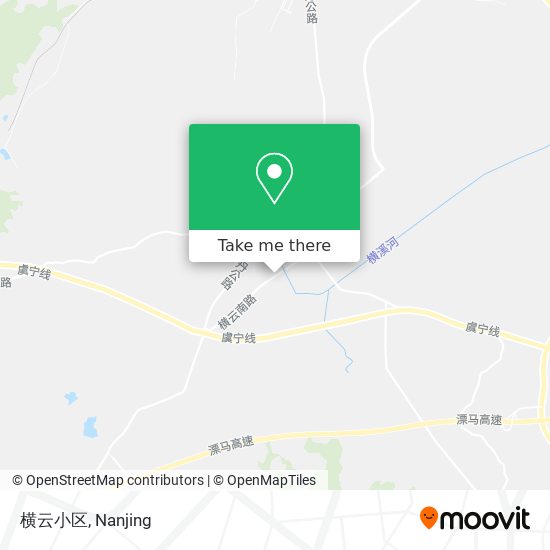 横云小区 map