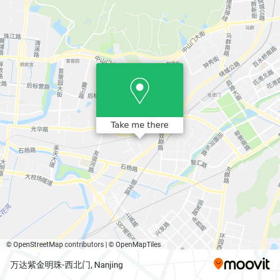 万达紫金明珠-西北门 map