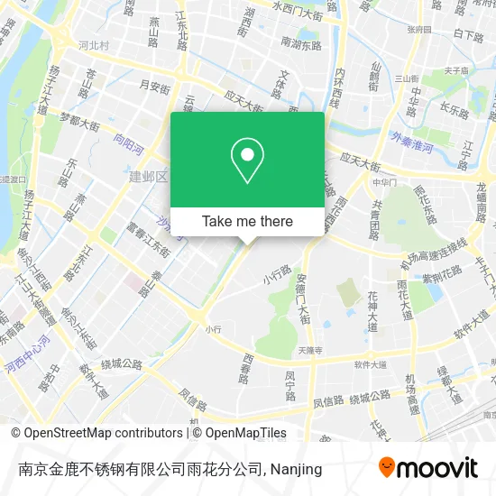 南京金鹿不锈钢有限公司雨花分公司 map