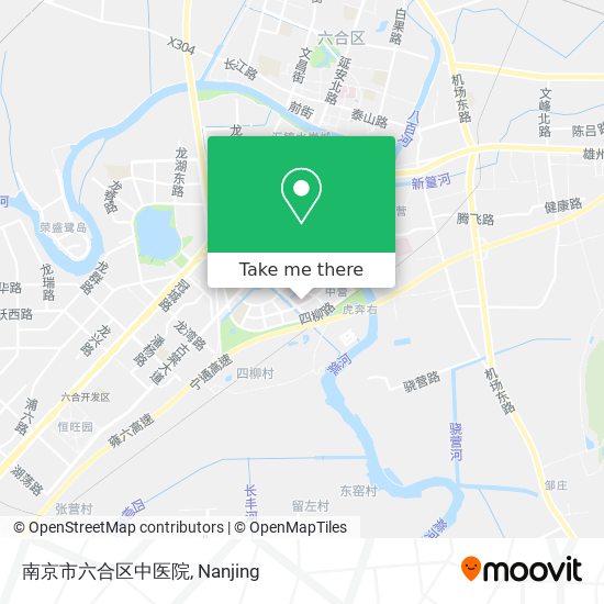 南京市六合区中医院 map