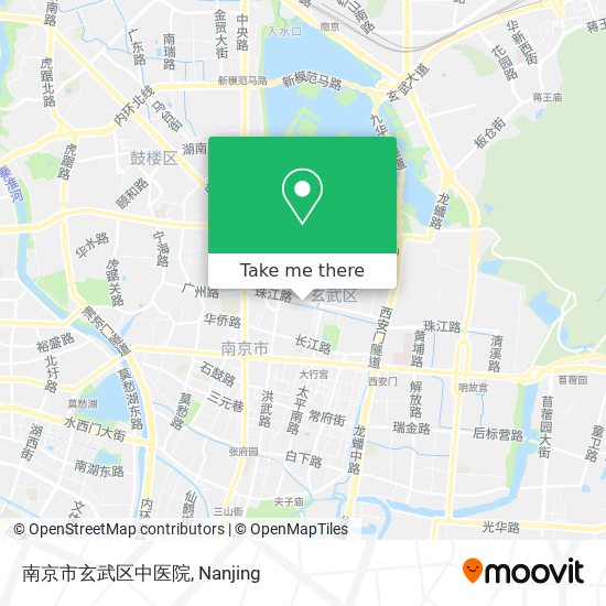 南京市玄武区中医院 map