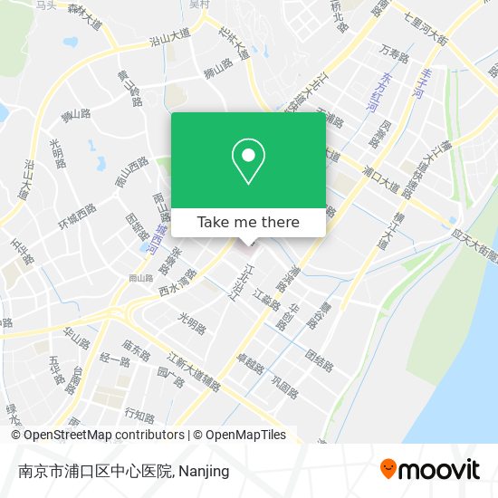 南京市浦口区中心医院 map