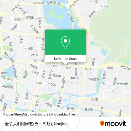 金陵大明湖脚艺(天一阁店) map