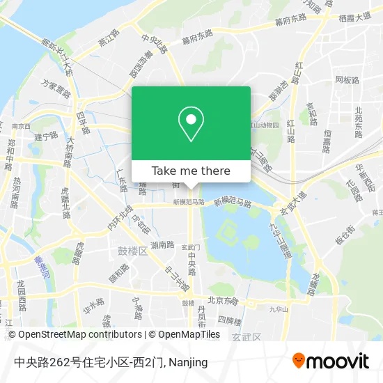 中央路262号住宅小区-西2门 map