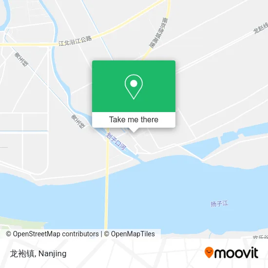 龙袍镇 map