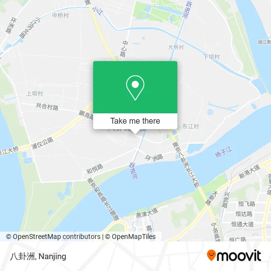 八卦洲 map