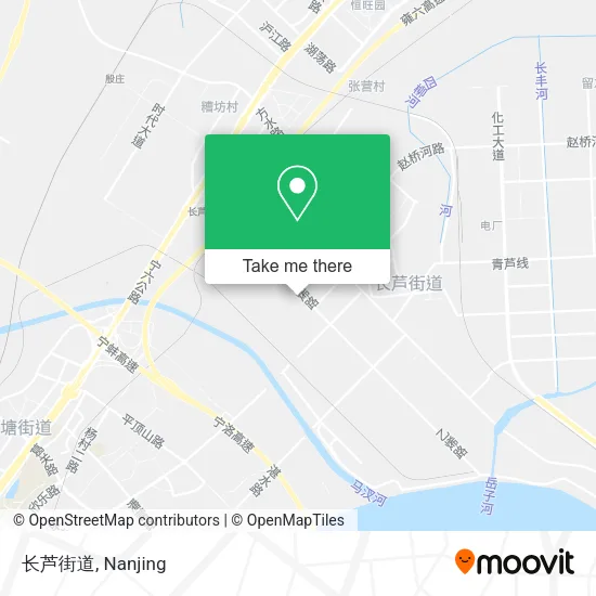 长芦街道 map