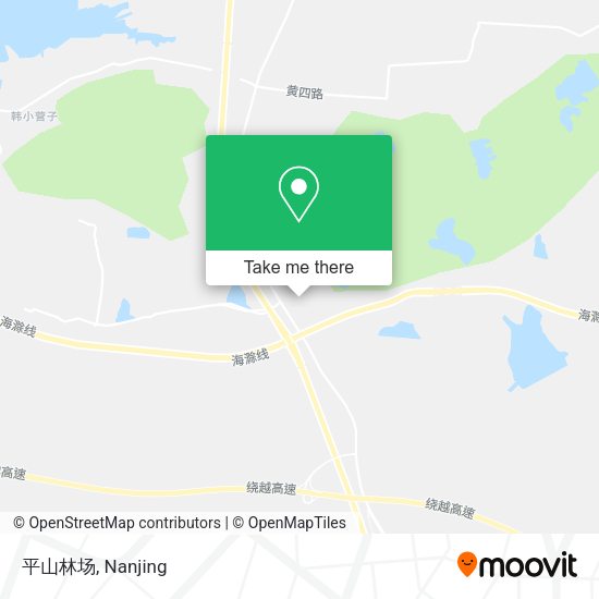 平山林场 map