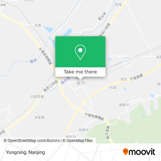 Yongning map