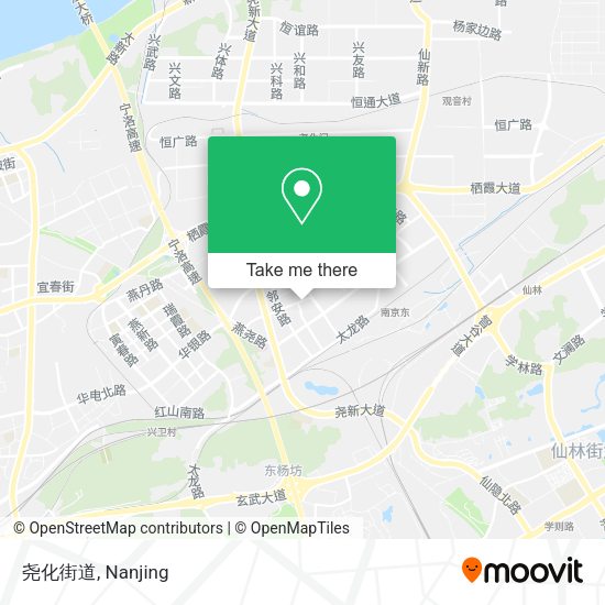 尧化街道 map