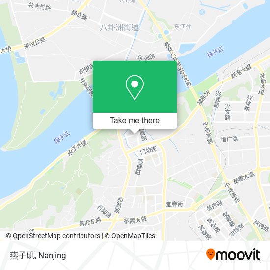 燕子矶 map