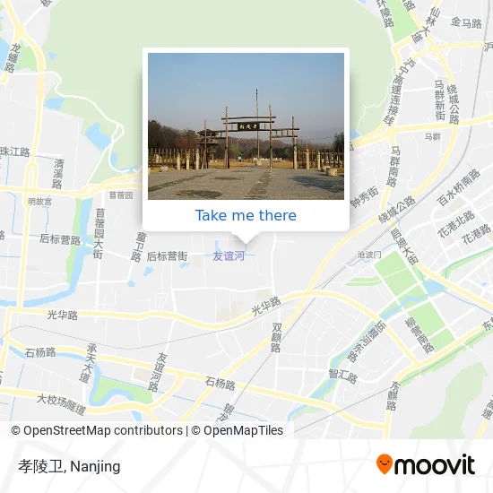 孝陵卫 map