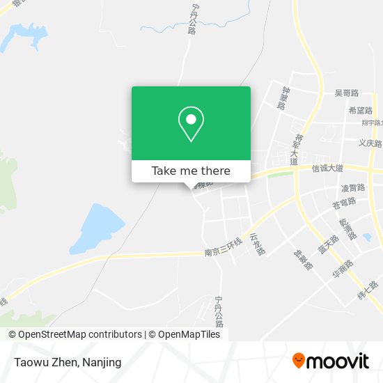 Taowu Zhen map