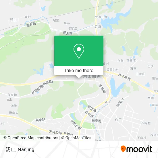 汤山 map