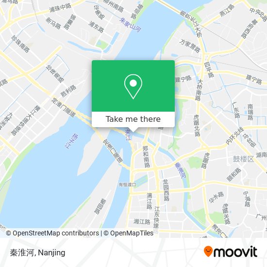 秦淮河 map