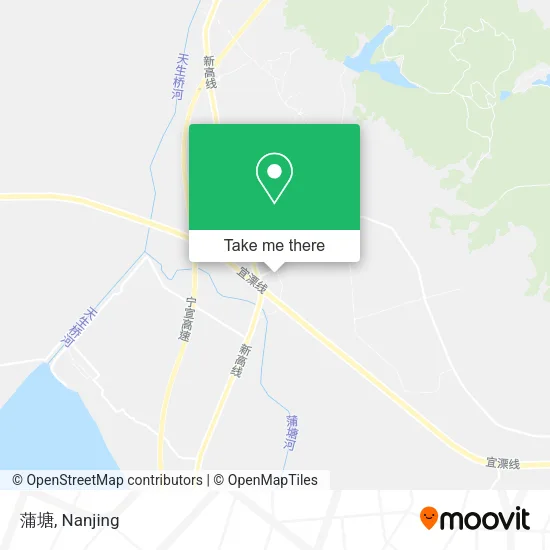 蒲塘 map