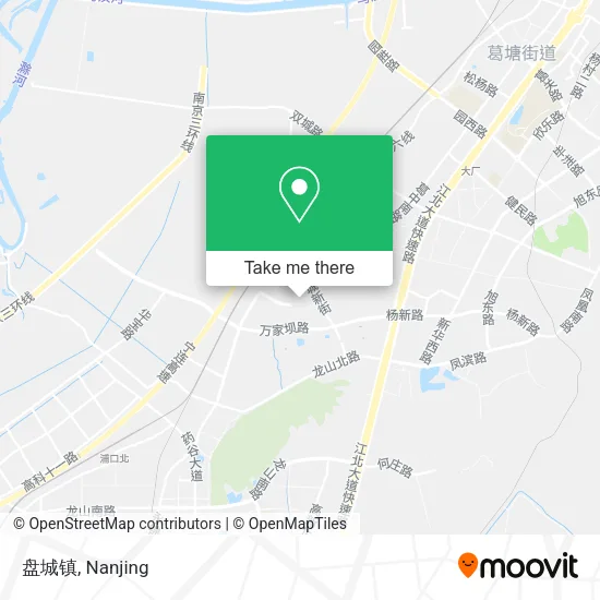 盘城镇 map