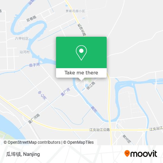 瓜埠镇 map
