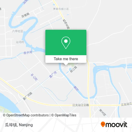 瓜埠镇 map