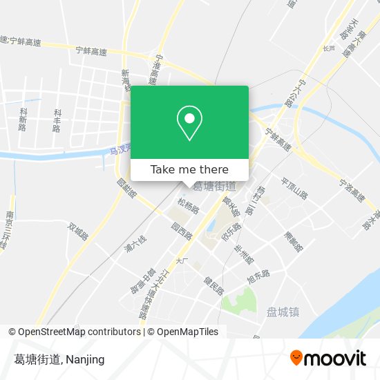 葛塘街道 map