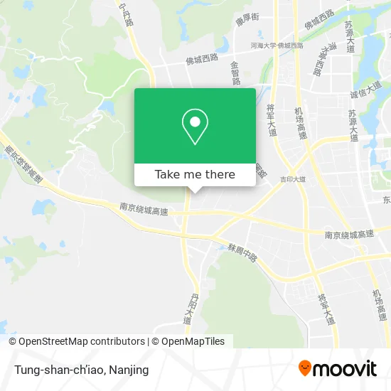 Tung-shan-ch’iao map