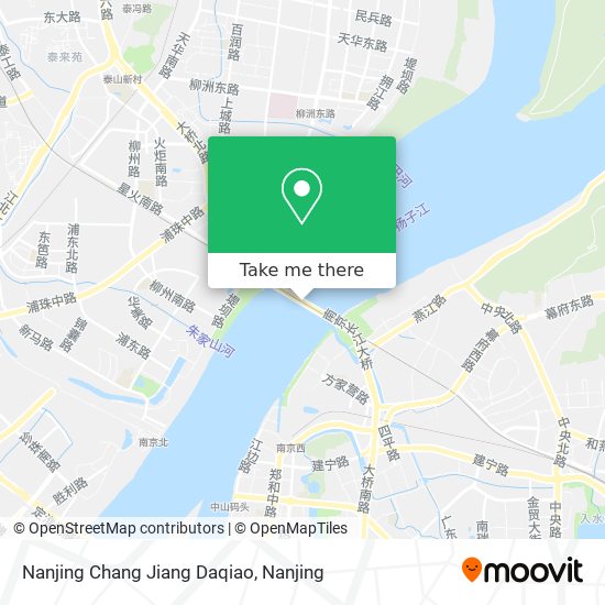 Nanjing Chang Jiang Daqiao map