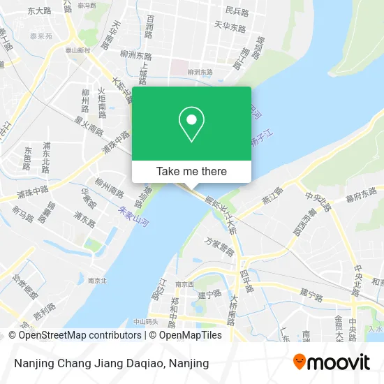 Nanjing Chang Jiang Daqiao map