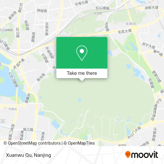 Xuanwu Qu map