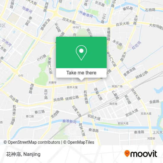 花神庙 map