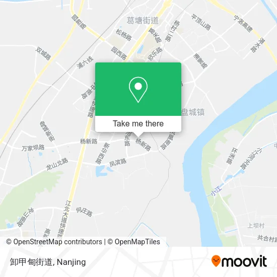 卸甲甸街道 map