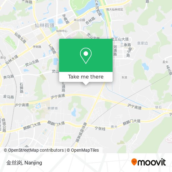 金丝岗 map
