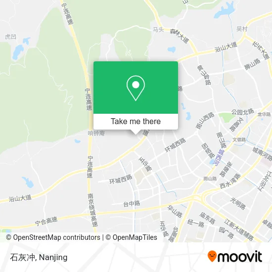 石灰冲 map