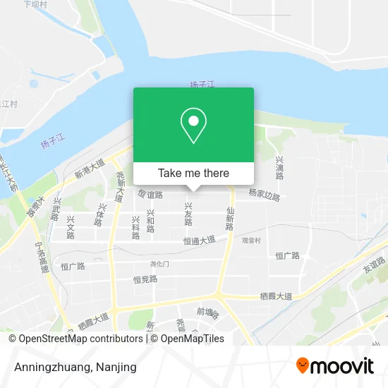 Anningzhuang map